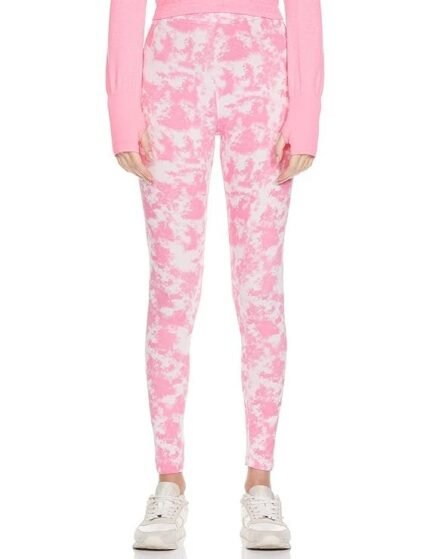 Women Abstract Printed Elasticated Waist Skinny Fit Leggings